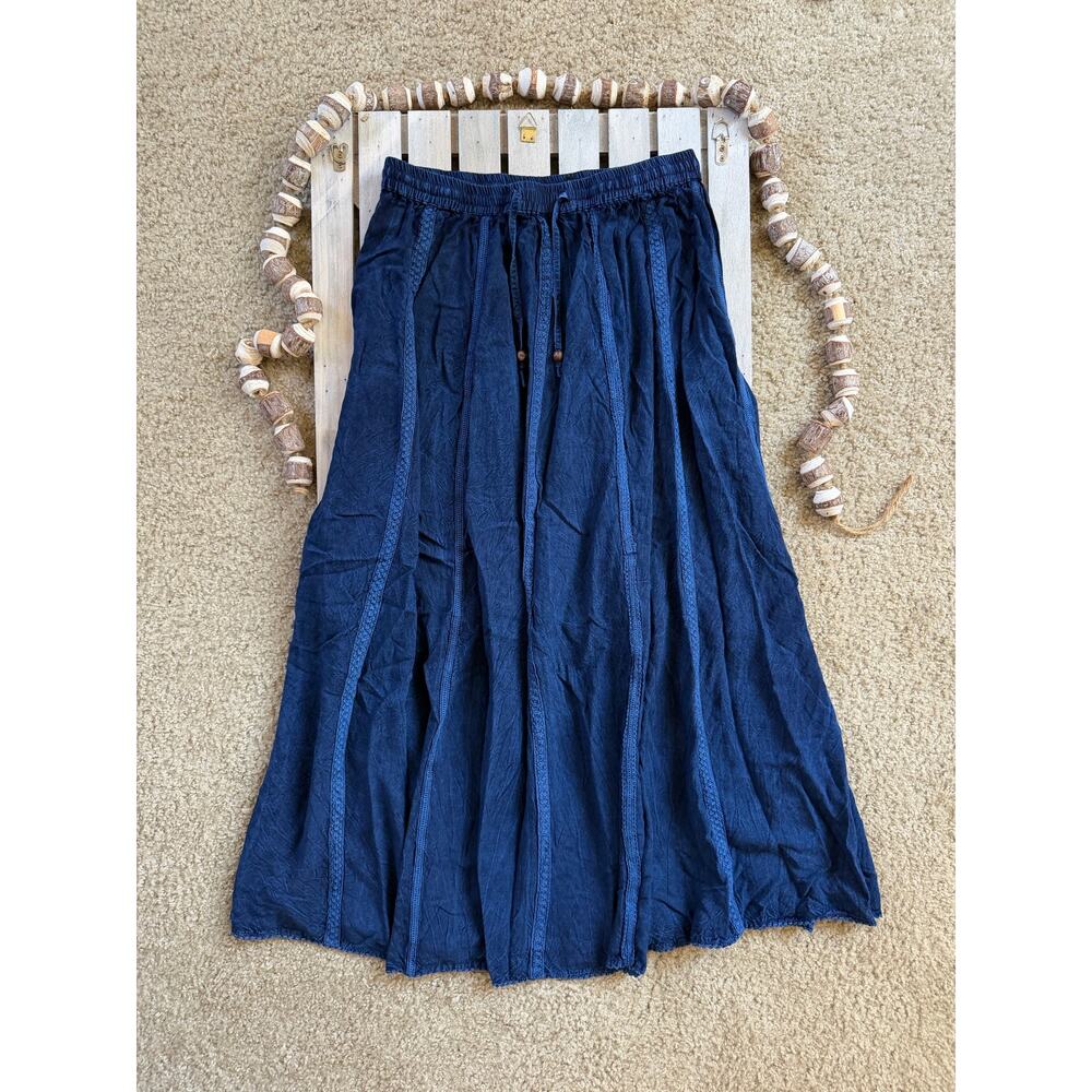 Vintage Y2K Jennifer Lauren Whimsigoth Blue Skirt